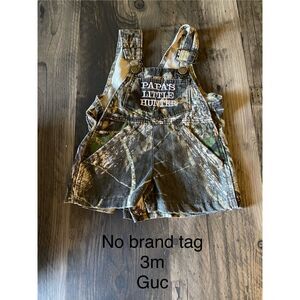 PaPa's Little Hunter Camo Overalls Size 3 Months